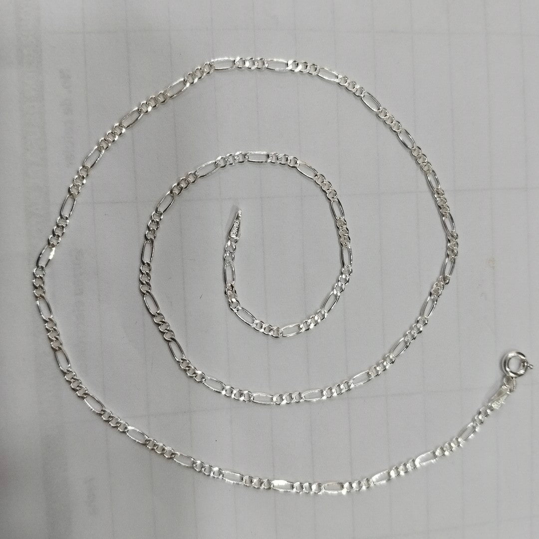 CADENA TEJIDO 3X1 PLATA .925 50 CM 4.3 GR (NUEVO)