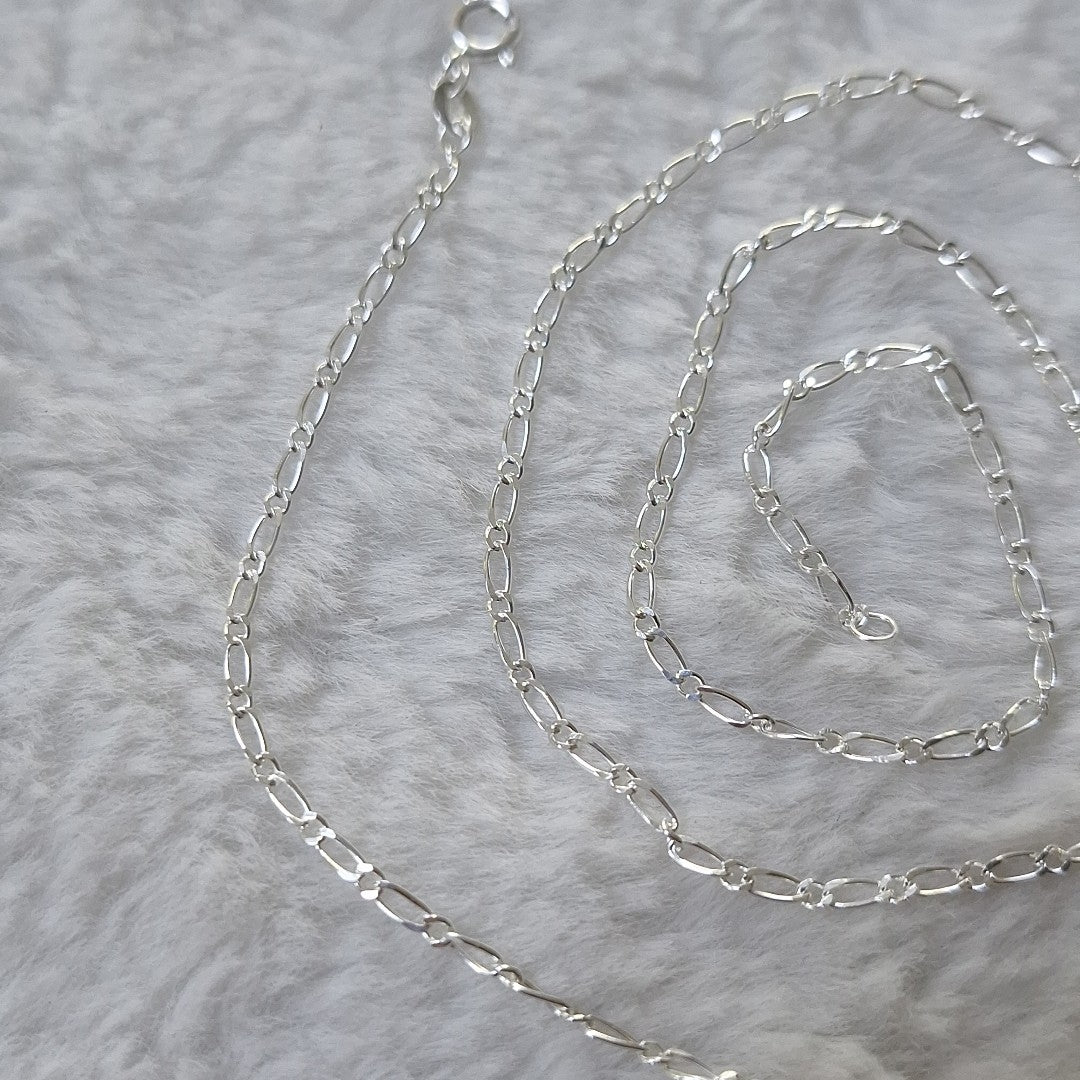 CADENA TEJIDO 1X1 PLATA .925 55 CM 3.2 GR (NUEVO)