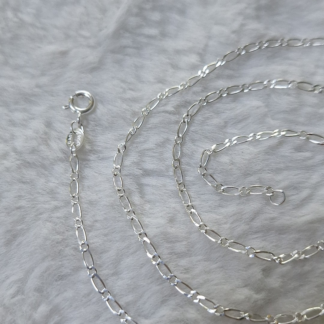 CADENA TEJIDO 1X1 PLATA .925 55 CM 3.3 GR (NUEVO)