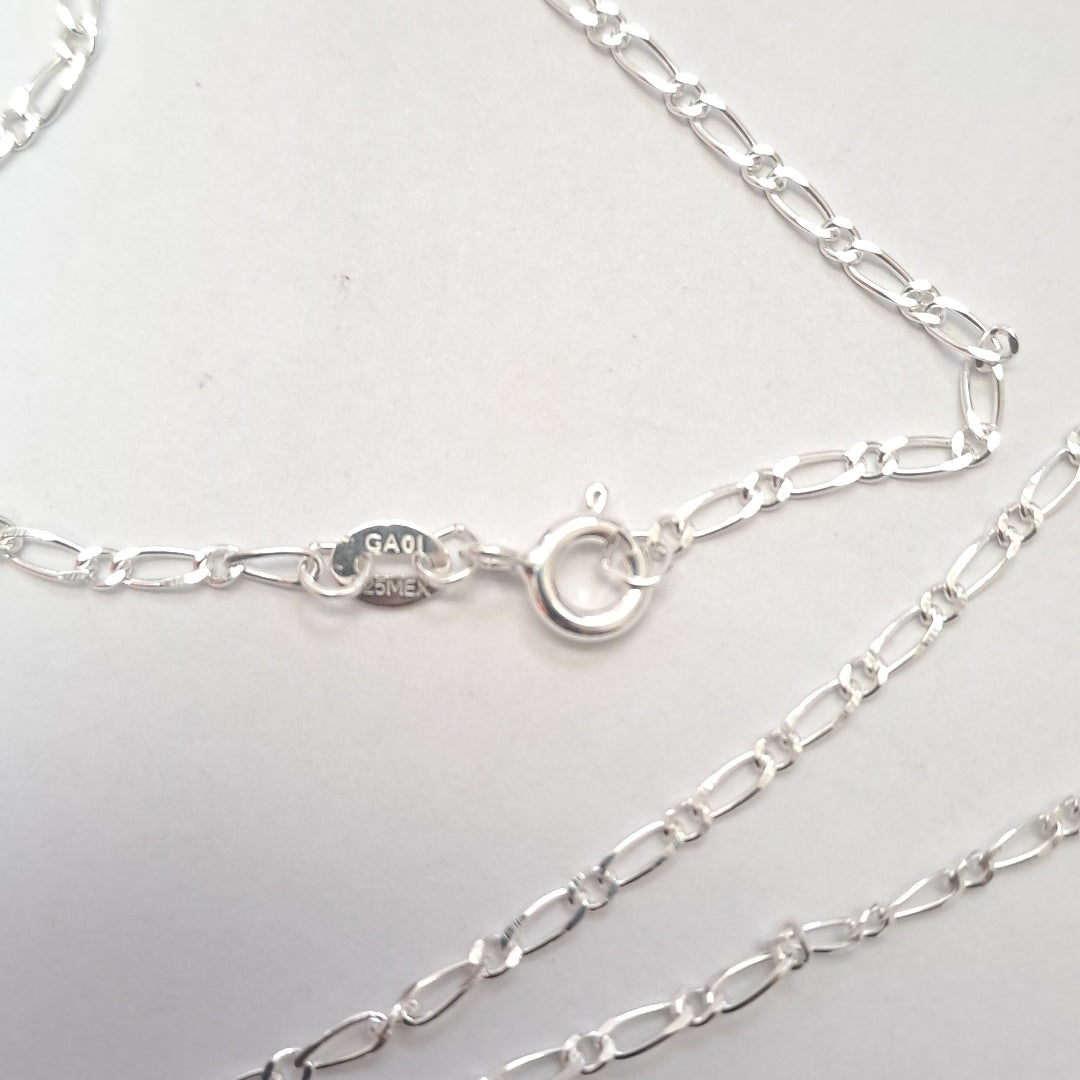 CADENA TEJIDO 1X1 PLATA .925 55 CM 3.3 GR (NUEVO)