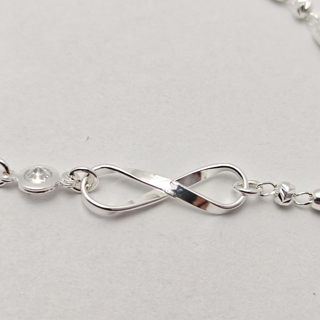 PULSERA TEJIDO ESPECIAL PLATA .925 18 CM 2.6 GR (NUEVO)