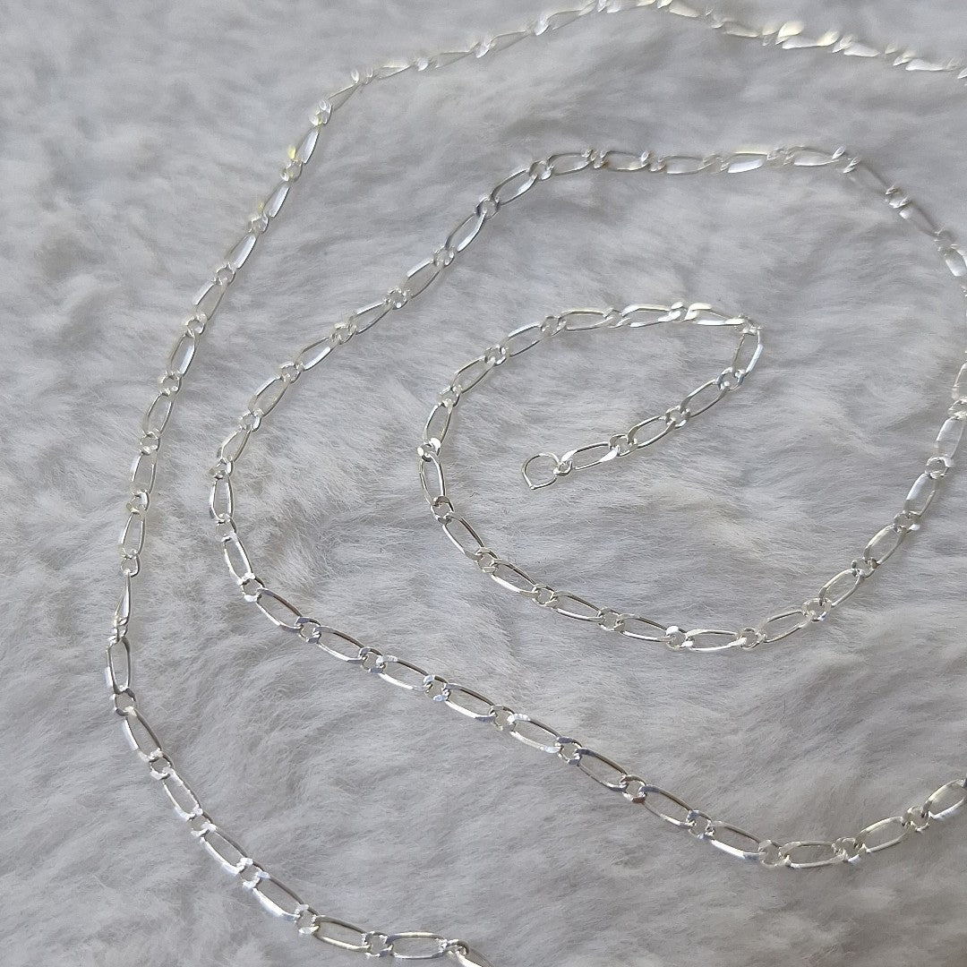 CADENA TEJIDO 1X1 PLATA .925 55 CM 3.3 GR (NUEVO)