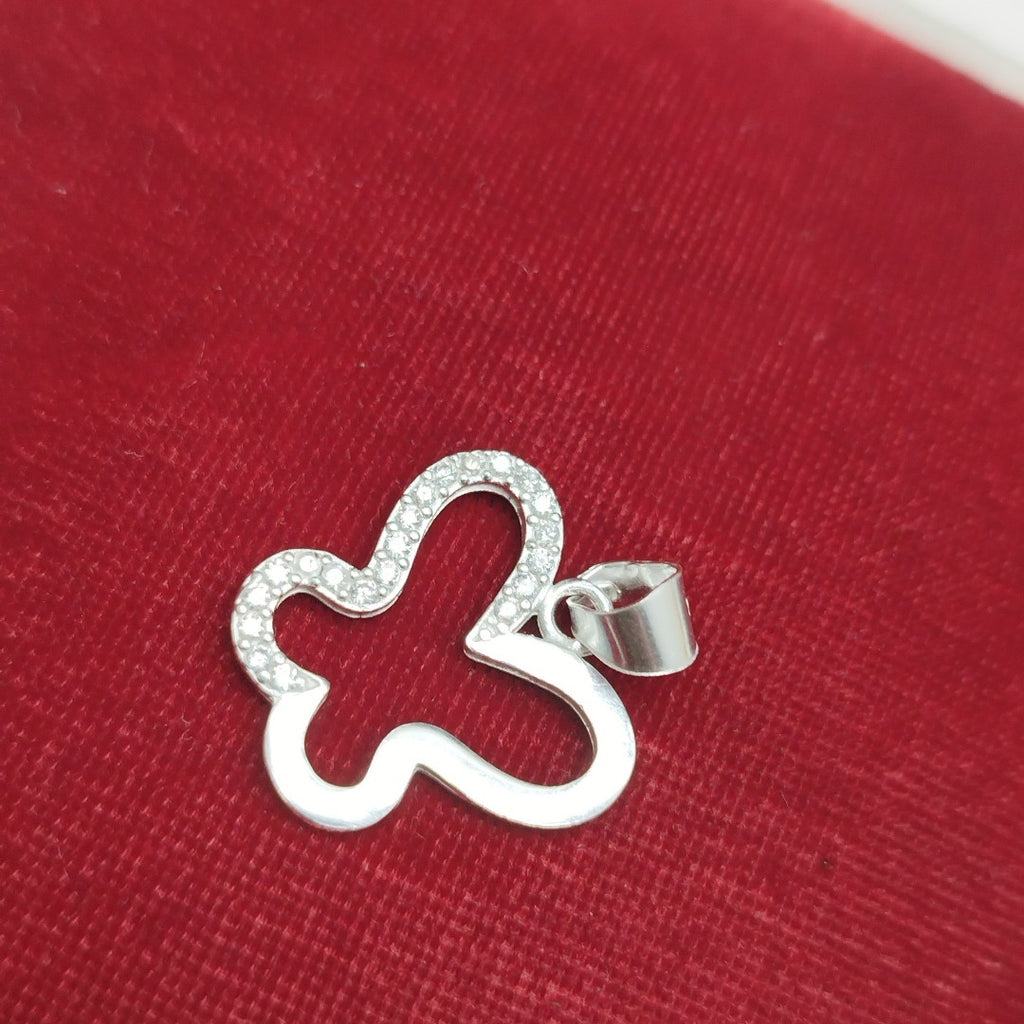DIJE MARIPOSA C/CIRCONIAS PLATA .925 2.3 GR (NUEVO)