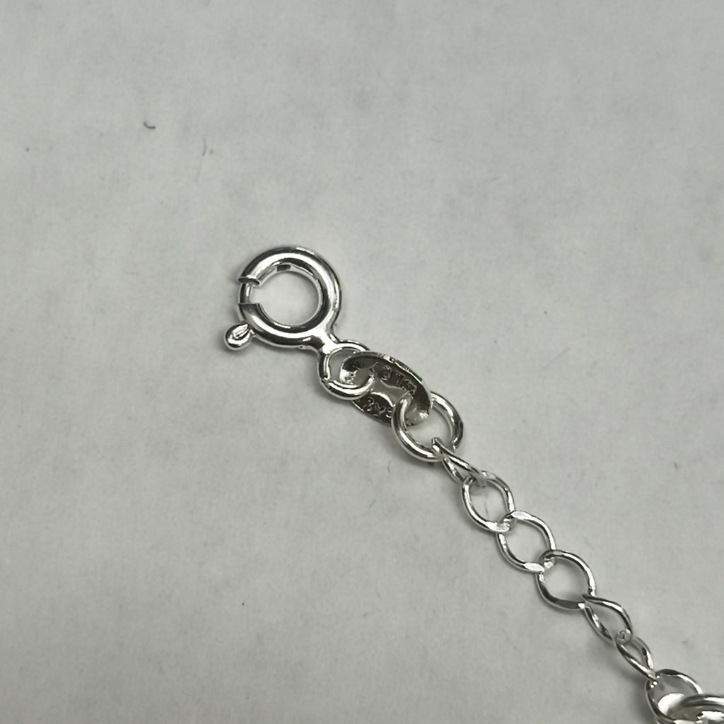 PULSERA TEJIDO ESPECIAL PLATA .925 18 CM 3.2 GR (NUEVO)
