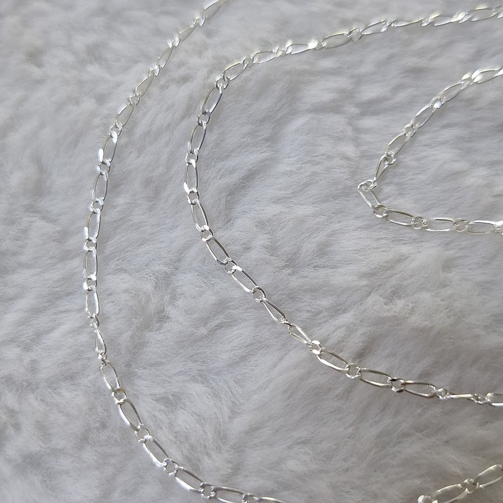 CADENA TEJIDO 1X1 PLATA .925 55 CM 3.3 GR (NUEVO)