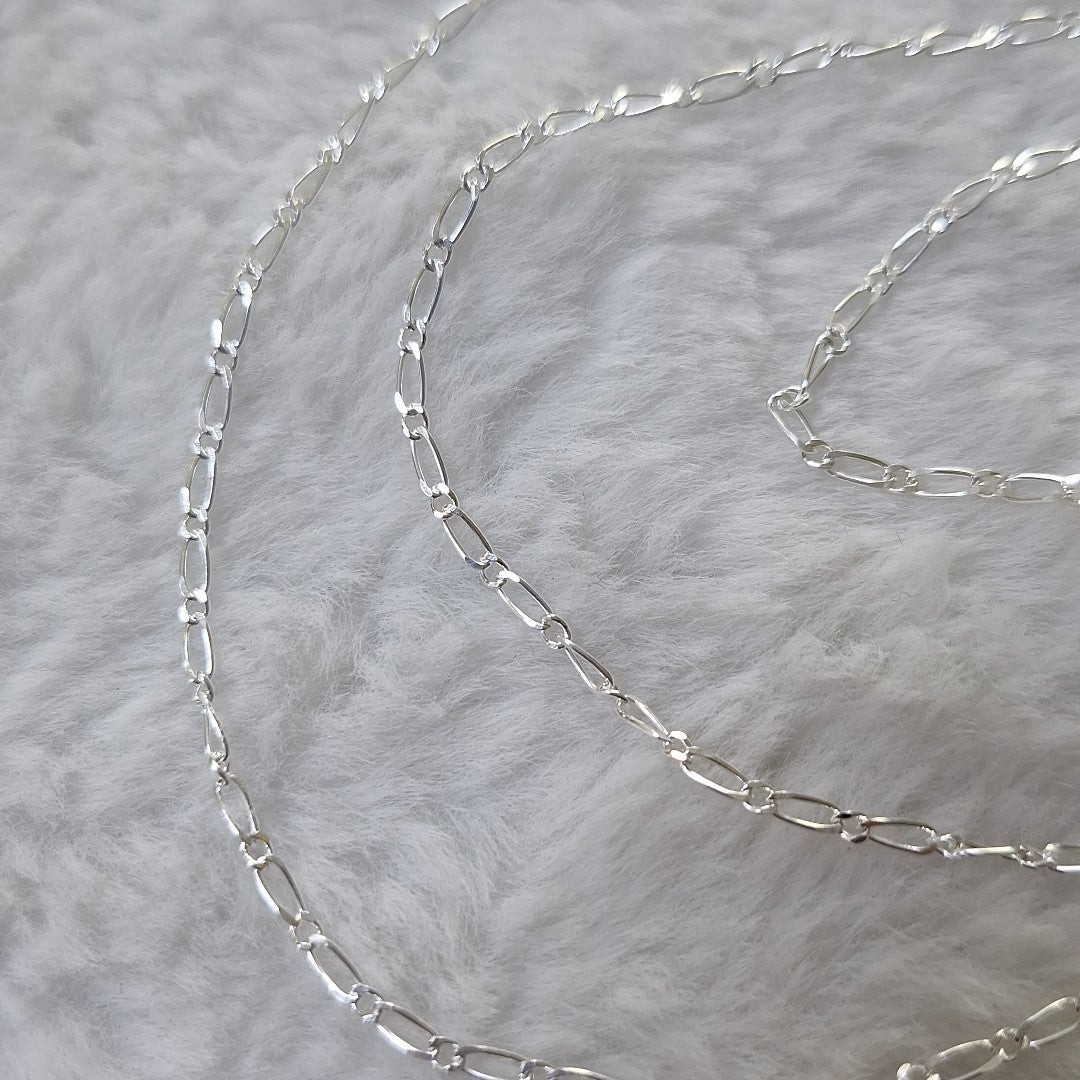 CADENA TEJIDO 1X1 PLATA .925 55 CM 3.3 GR (NUEVO)