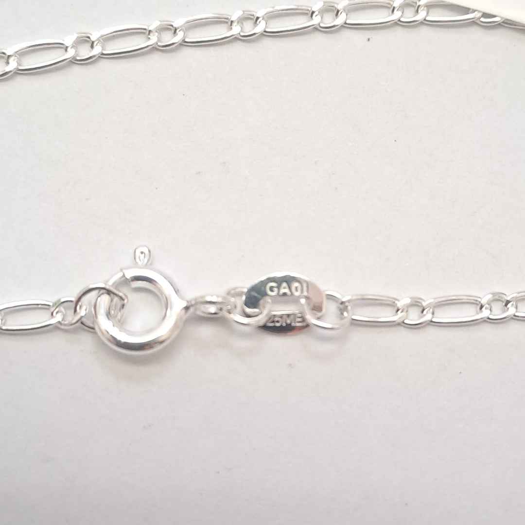 CADENA TEJIDO 1X1 PLATA .925 50 CM 3 GR (NUEVO)