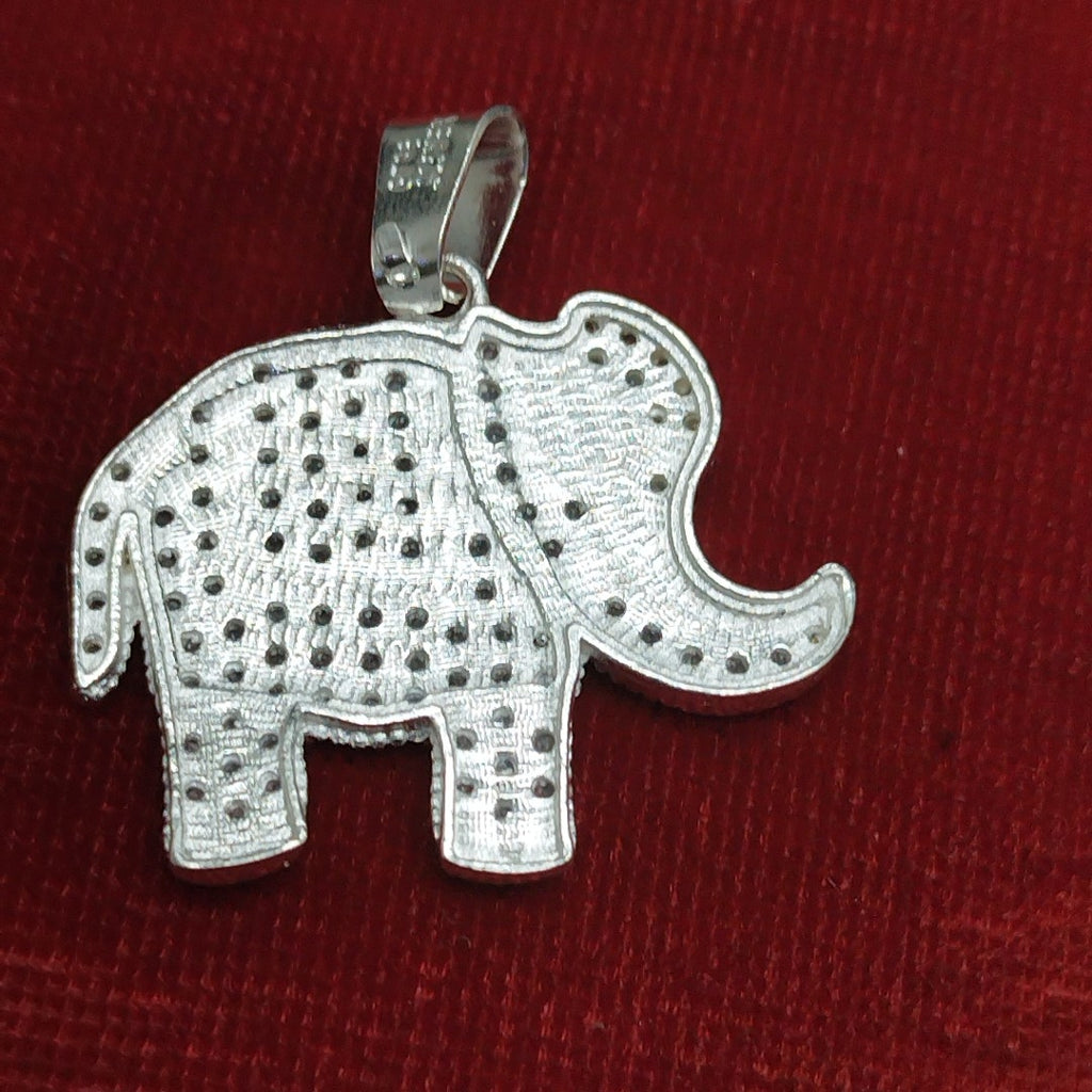 DIJE ELEFANTE C/CIRCONIAS PLATA .925 5.2 GR (NUEVO)