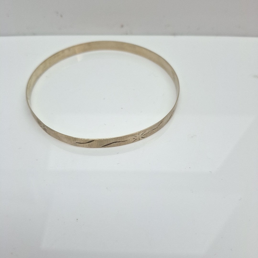 PULSERA RIGIDA ORO 10 K 8,00 GRMS (SEMINUEVO)