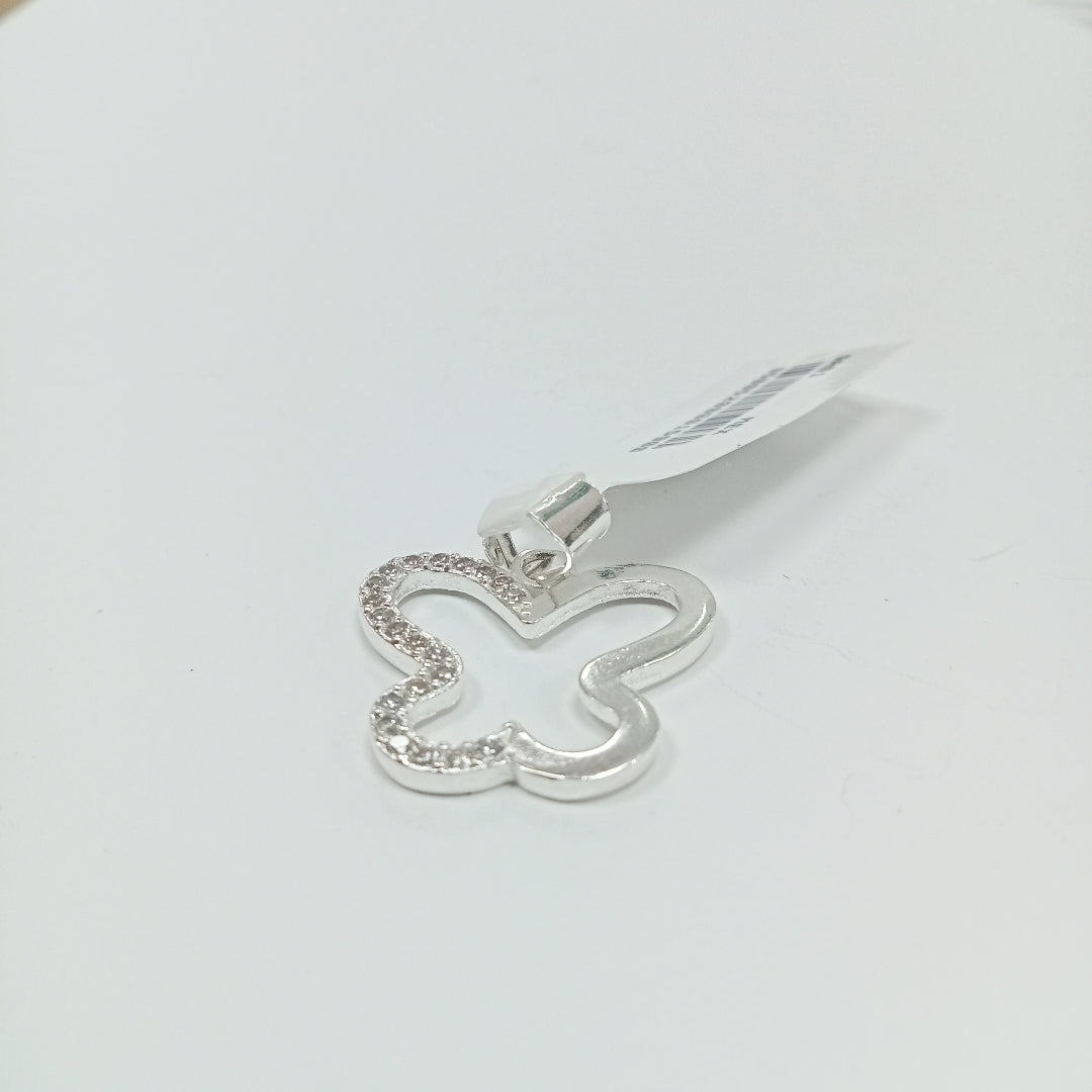 DIJE MARIPOSA C/CIRCONIAS PLATA .925 2.4 GR (NUEVO)