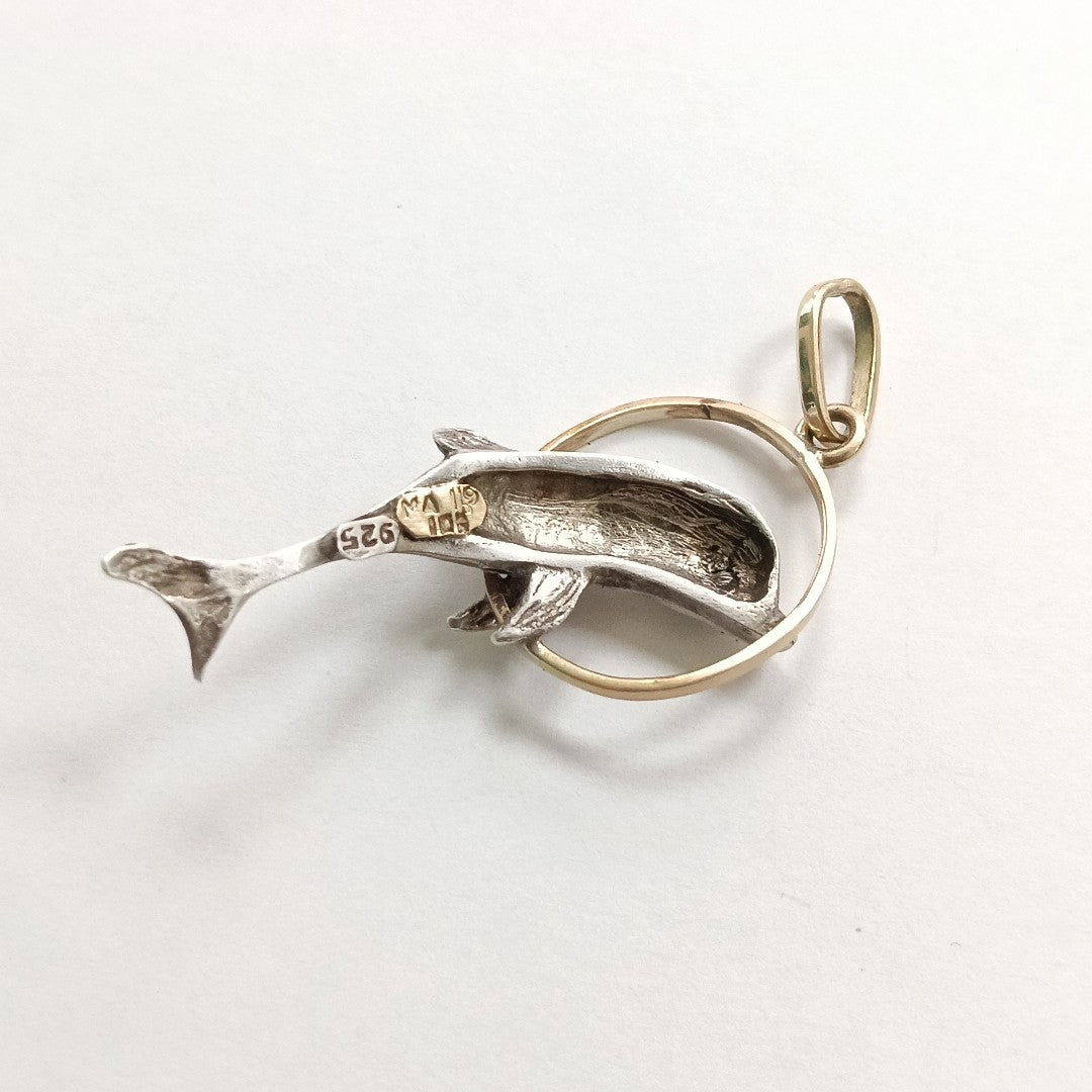 DIJE ORO,PLATA 14 K 1,30 GRMS (SEMINUEVO)