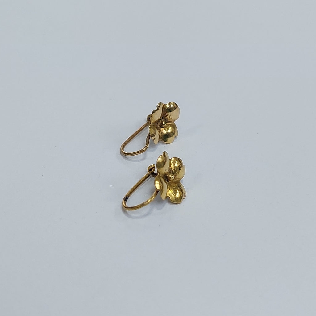 ARETES PAR ORO 8 K 1.1 GRMS (SEMINUEVO)