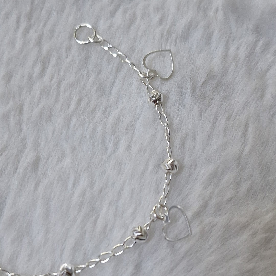 PULSERA TEJIDO ESPECIAL PLATA .925 18 CM 2.7 GR (NUEVO)