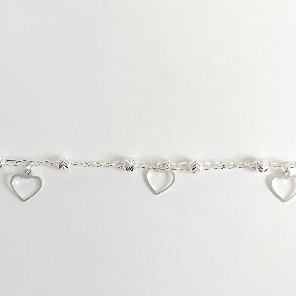 PULSERA TEJIDO ESPECIAL PLATA .925 18 CM 2.7 GR (NUEVO)