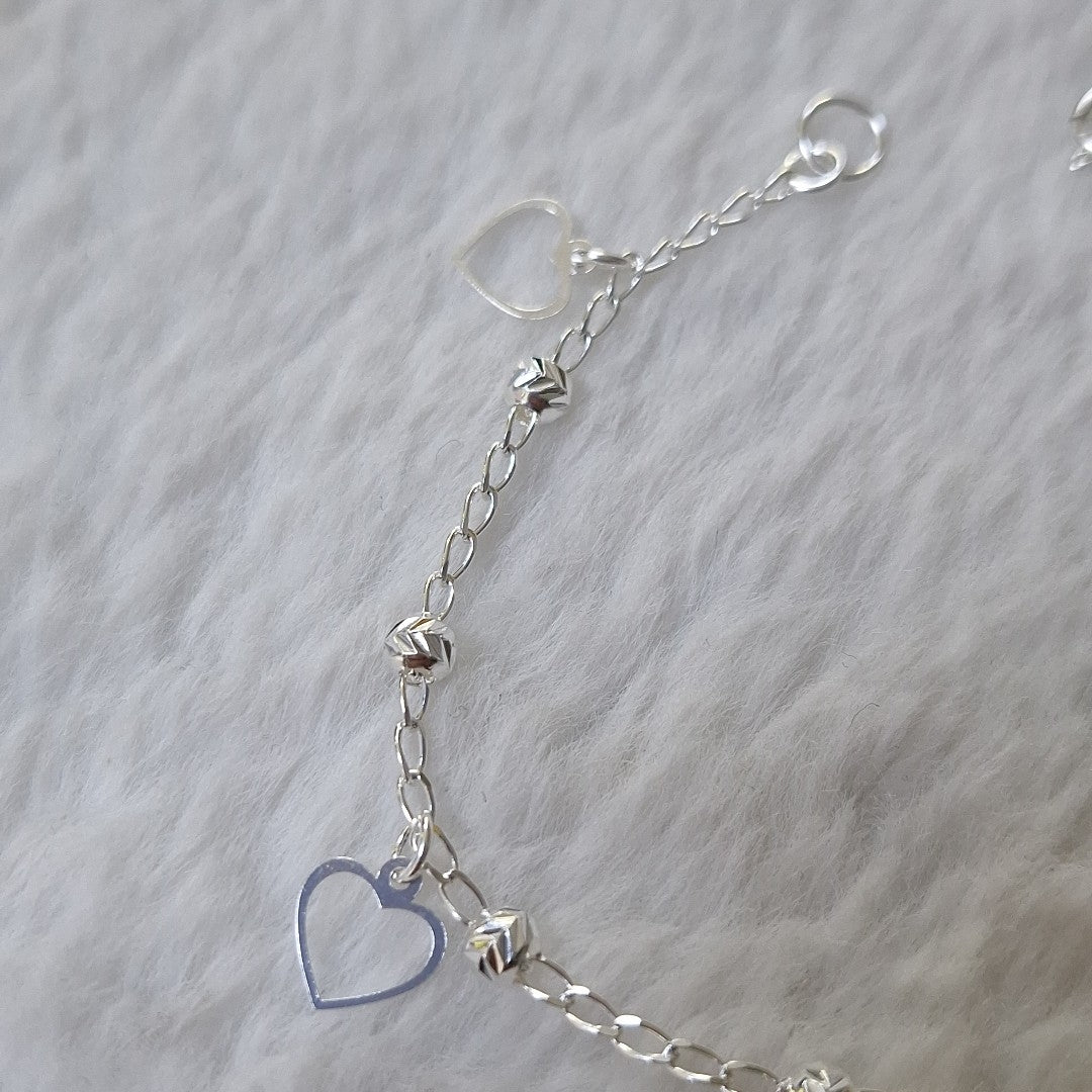 PULSERA TEJIDO ESPECIAL PLATA .925 18 CM 2.7 GR (NUEVO)