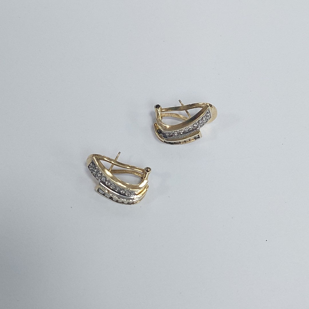 ARETES PAR ORO 10 K 6.5 GRMS (SEMINUEVO)