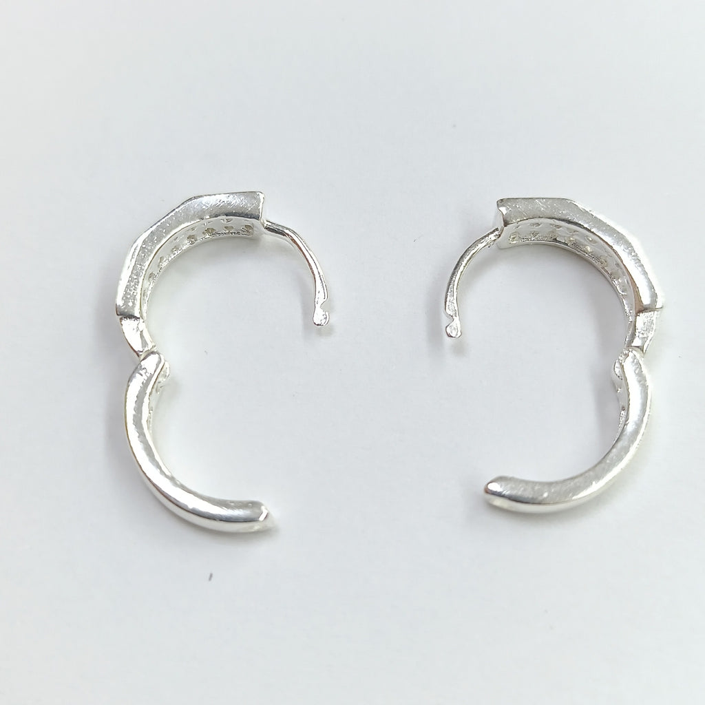 ARRACADAS C/CIRCONIAS PLATA .925 2.5 GR (NUEVO)