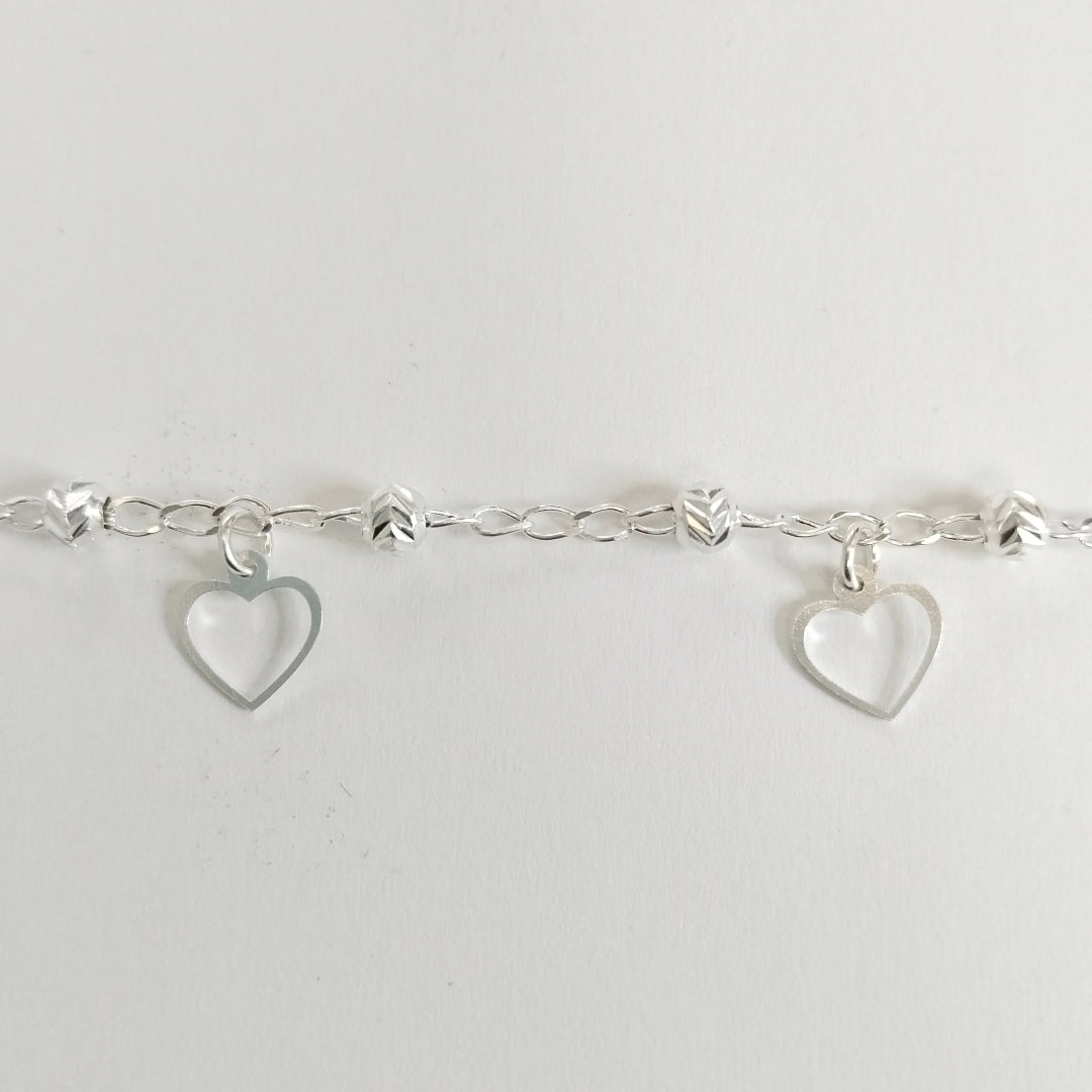 PULSERA TEJIDO ESPECIAL PLATA .925 18 CM 2.6 GR (NUEVO)