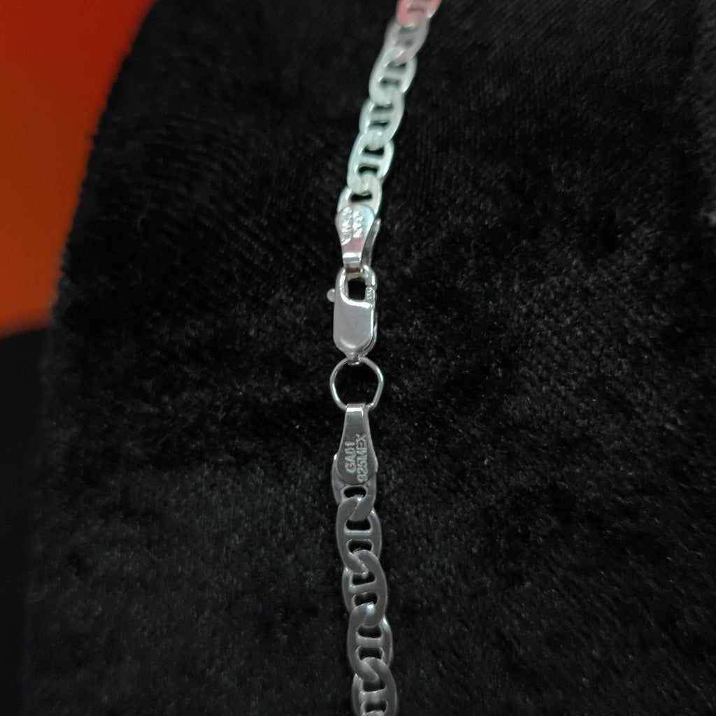 CADENA TEJIDO GUCHI PLATA .925 55 CM 12.9 GR (NUEVO)