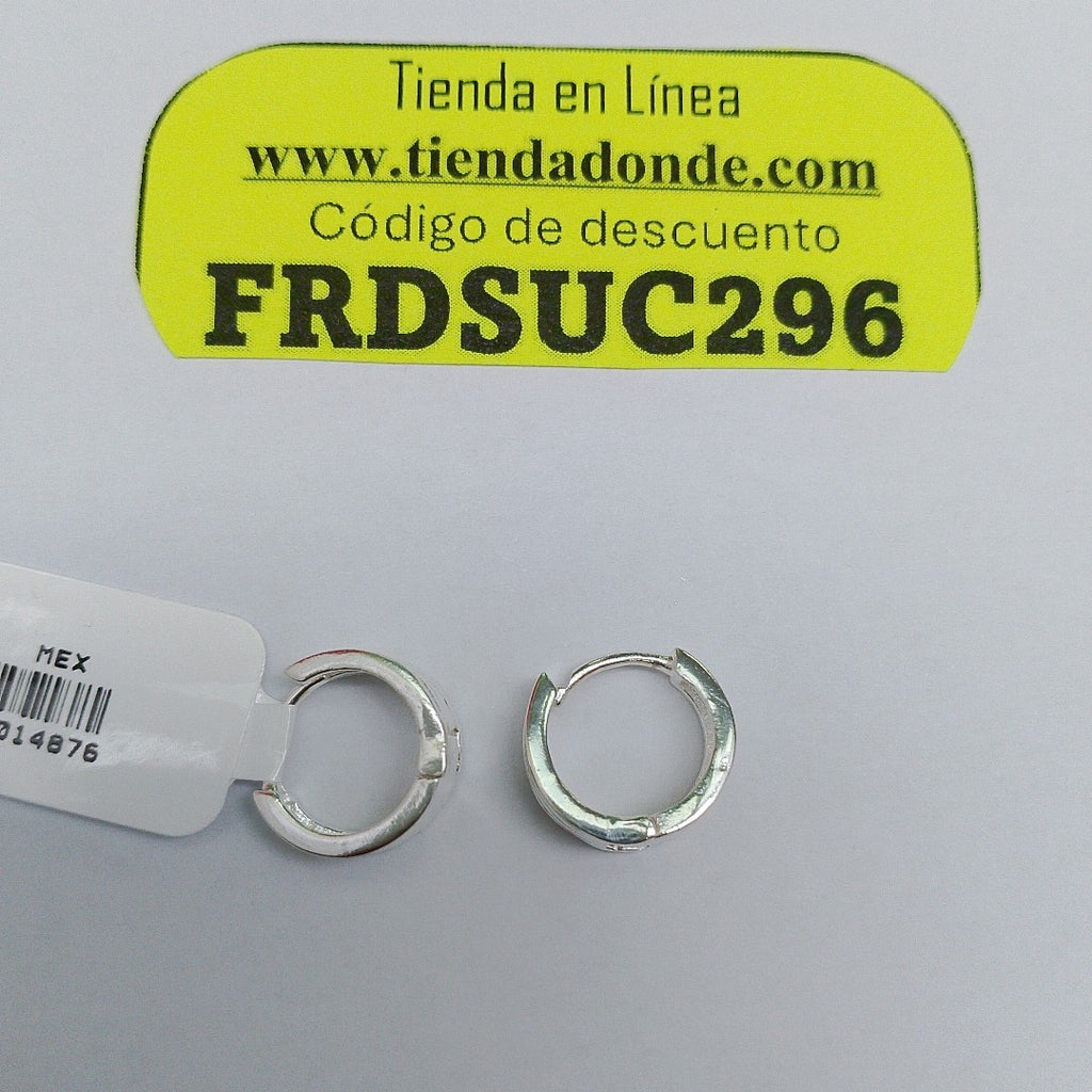 ARRACADAS PLATA .925 3 GR (NUEVO)