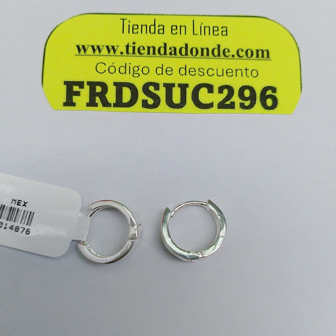 ARRACADAS PLATA .925 3 GR (NUEVO)
