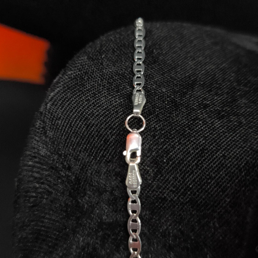 CADENA TEJIDO GUCHI PLATA .925 60 CM 9.1 GR (NUEVO)