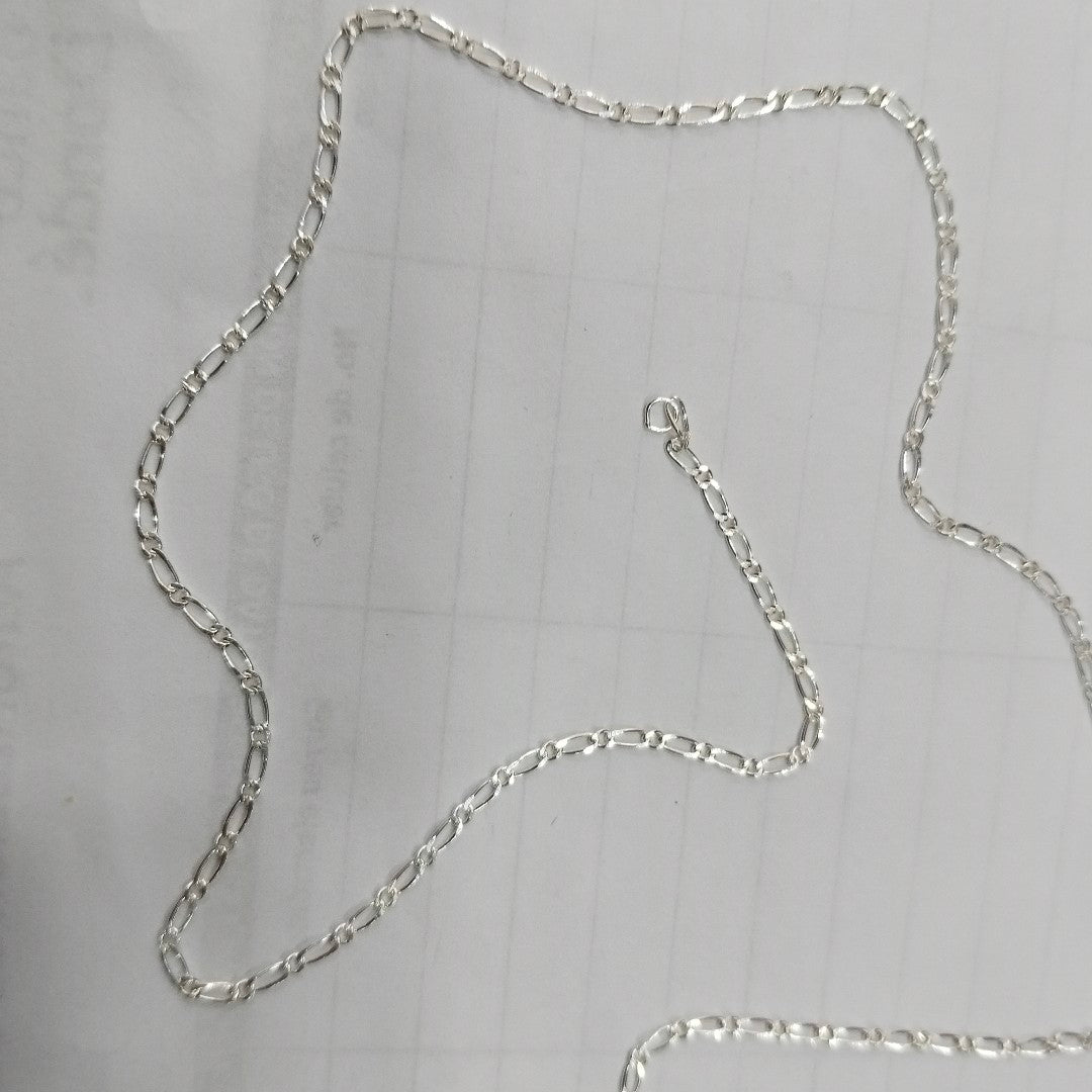 CADENA TEJIDO 1X1 PLATA .925 55 CM 3.3 GR (NUEVO)