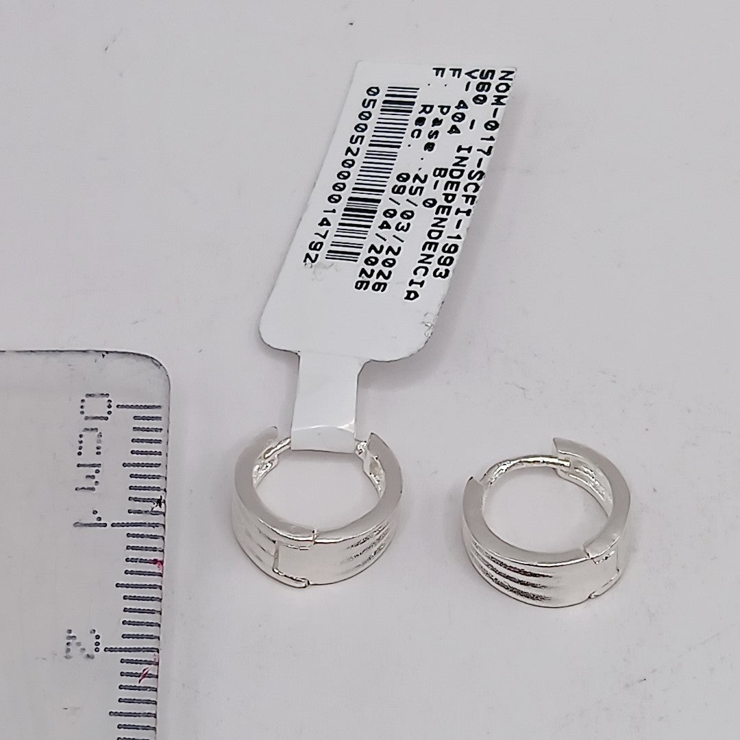 ARRACADAS PLATA .925 2.7 GR (NUEVO)