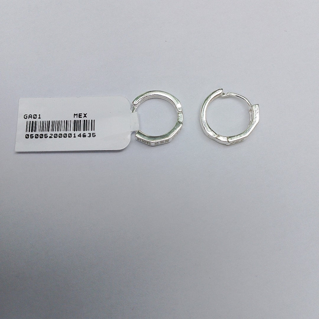 ARRACADAS C/CIRCONIAS PLATA .925 2.5 GR (NUEVO)