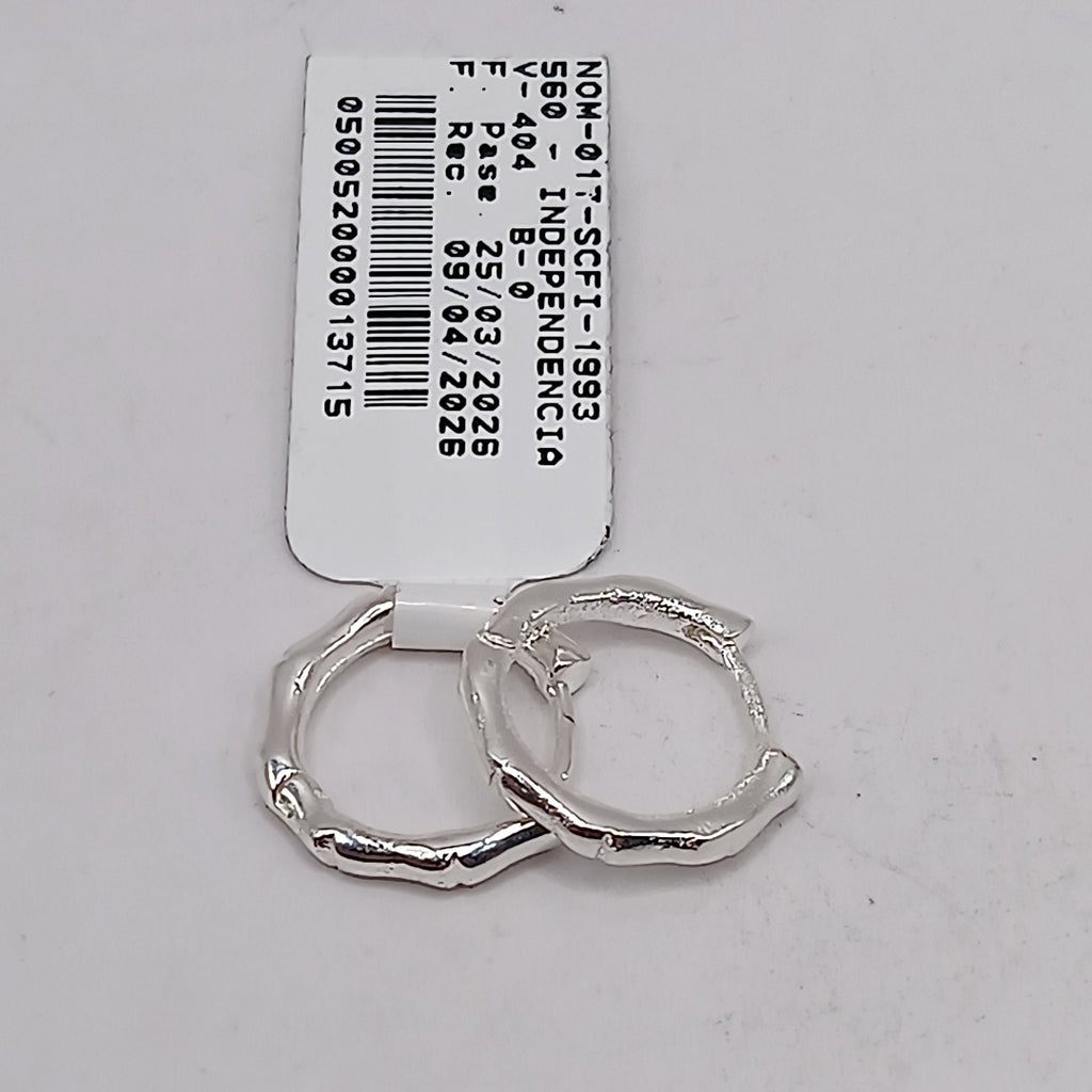 ARRACADAS ESPECIAL PLATA .925 2.9 GR (NUEVO)