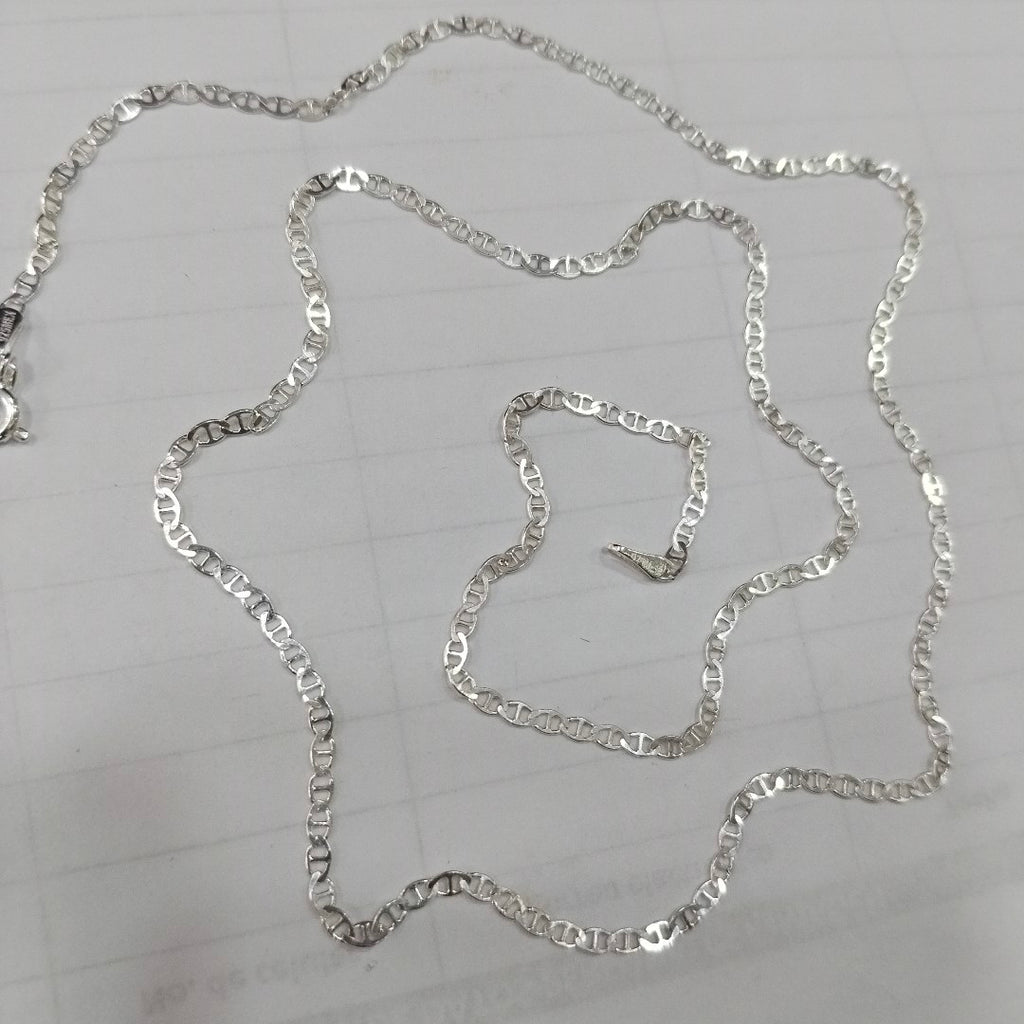 CADENA TEJIDO GUCHI PLATA .925 60 CM 3.8 GR (NUEVO)