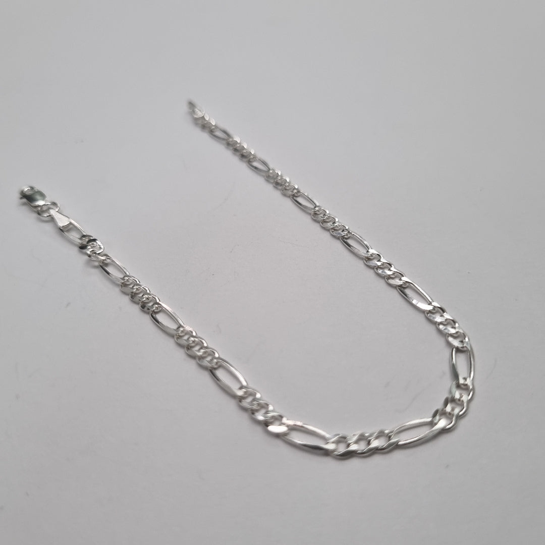 PULSERA TEJIDO 3X1 PLATA .925 18 CM 2.8 GR (NUEVO)