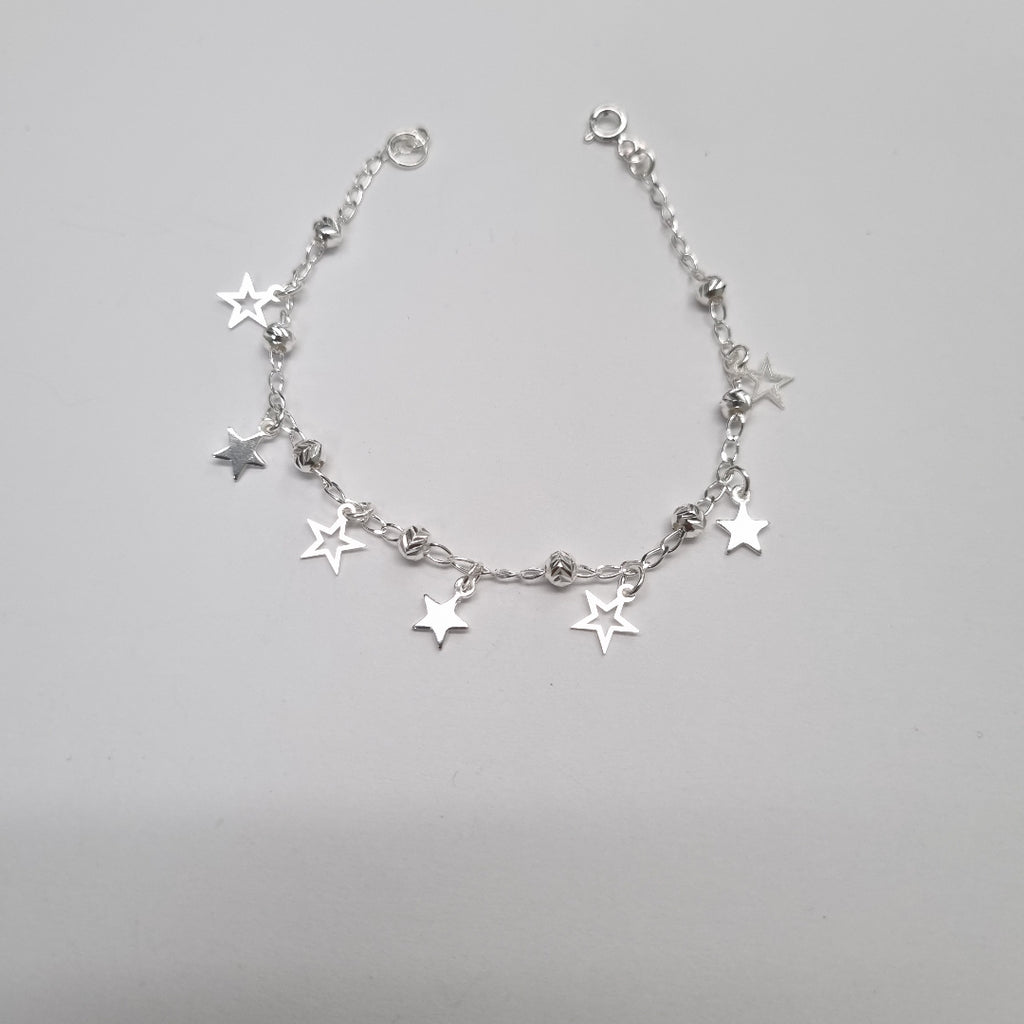 PULSERA TEJIDO ESPECIAL PLATA .925 18 CM 3.1 GR (NUEVO)
