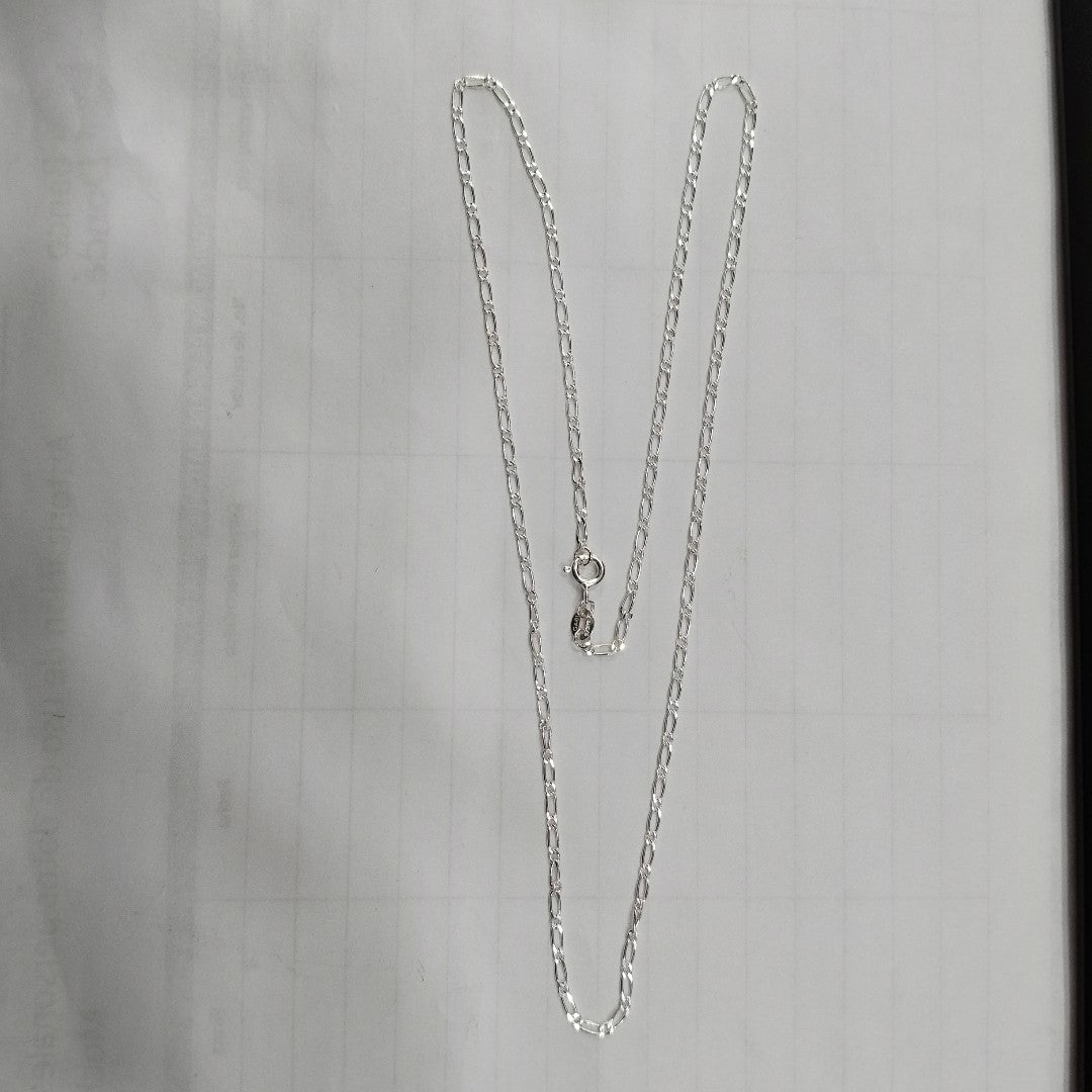 CADENA TEJIDO 1X1 PLATA .925 55 CM 3.3 GR (NUEVO)