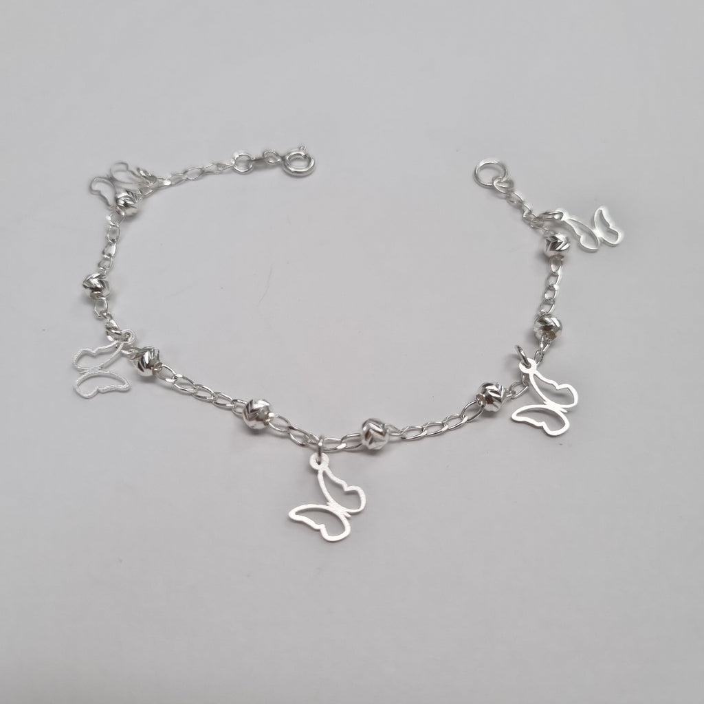 PULSERA TEJIDO ESPECIAL PLATA .925 18 CM 2.8 GR (NUEVO)