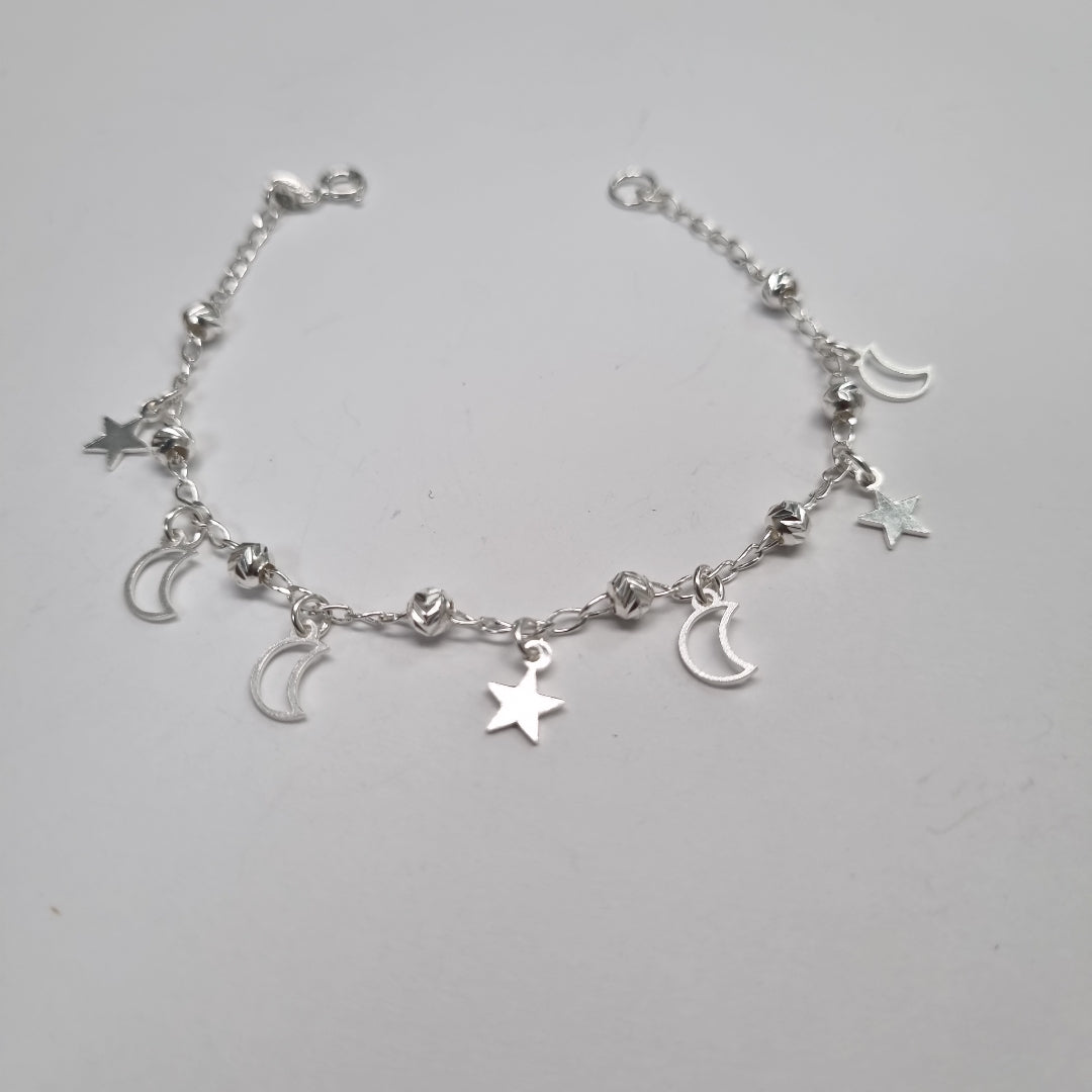 PULSERA TEJIDO TEJIDO ESPECIAL PLATA .925 18 CM 3.1 GR (NUEVO)