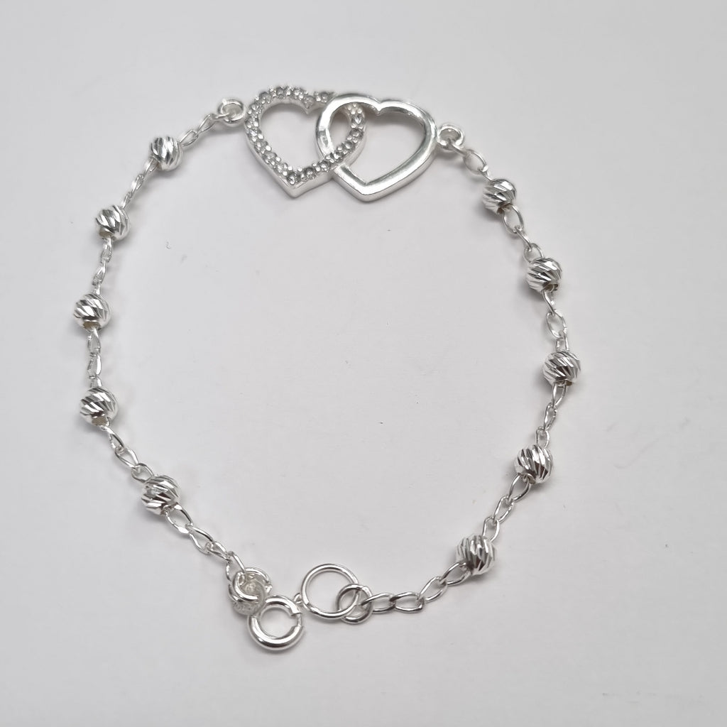 PULSERA TEJIDO TEJIDO ESPECIAL PLATA .925 18 CM 4 GR (NUEVO)