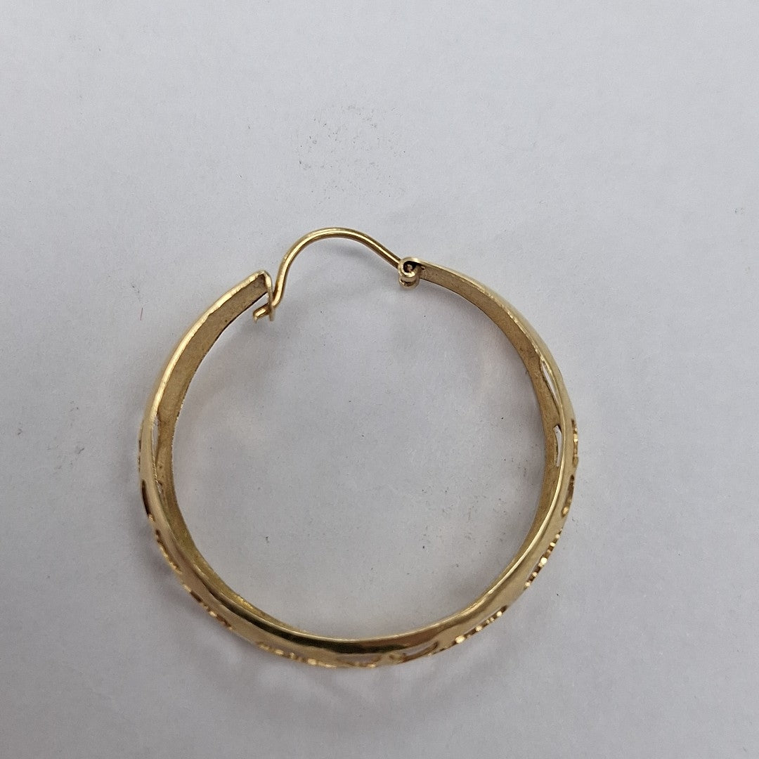 ARRACADAS PAR ORO 14 K 3,90 GRMS (SEMINUEVO)
