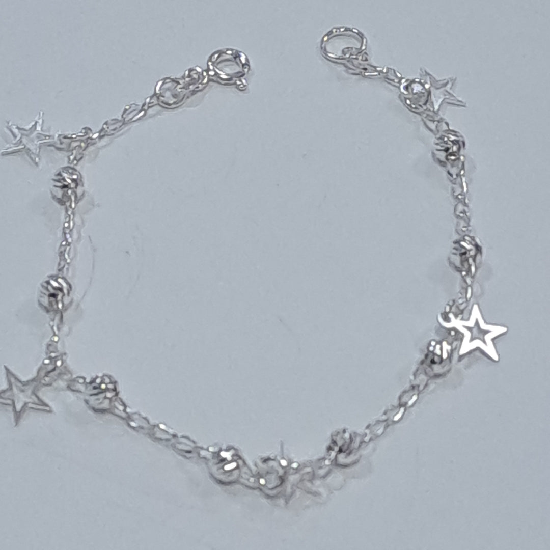 PULSERA TEJIDO ESPECIAL PLATA .925 18 CM 2.7 GR (NUEVO)