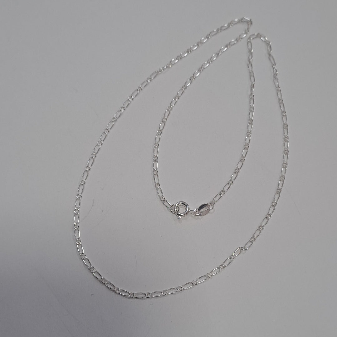 CADENA TEJIDO 1X1 PLATA .925 50 CM 3 GR (NUEVO)