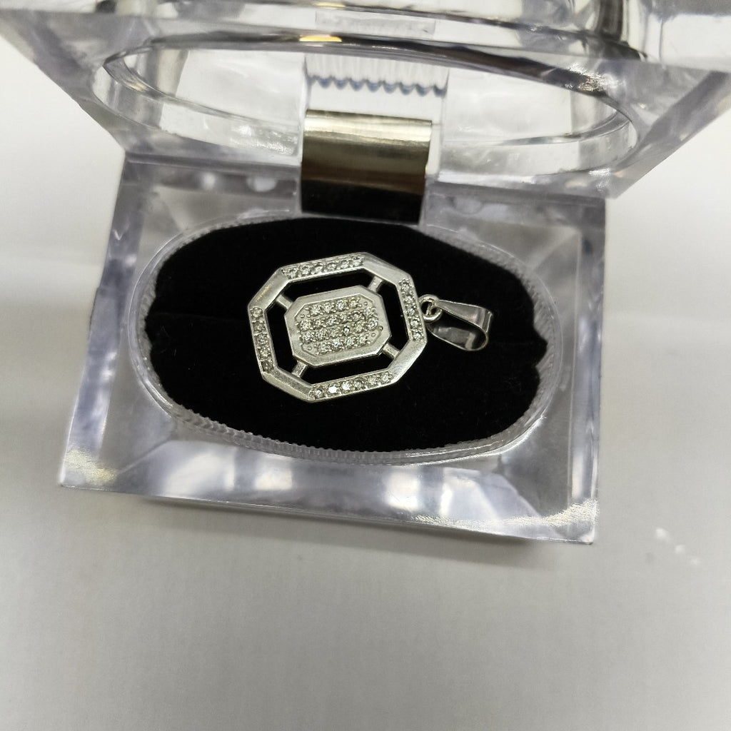 DIJE C/CIRCONIAS PLATA .925 3.4 GR (NUEVO)