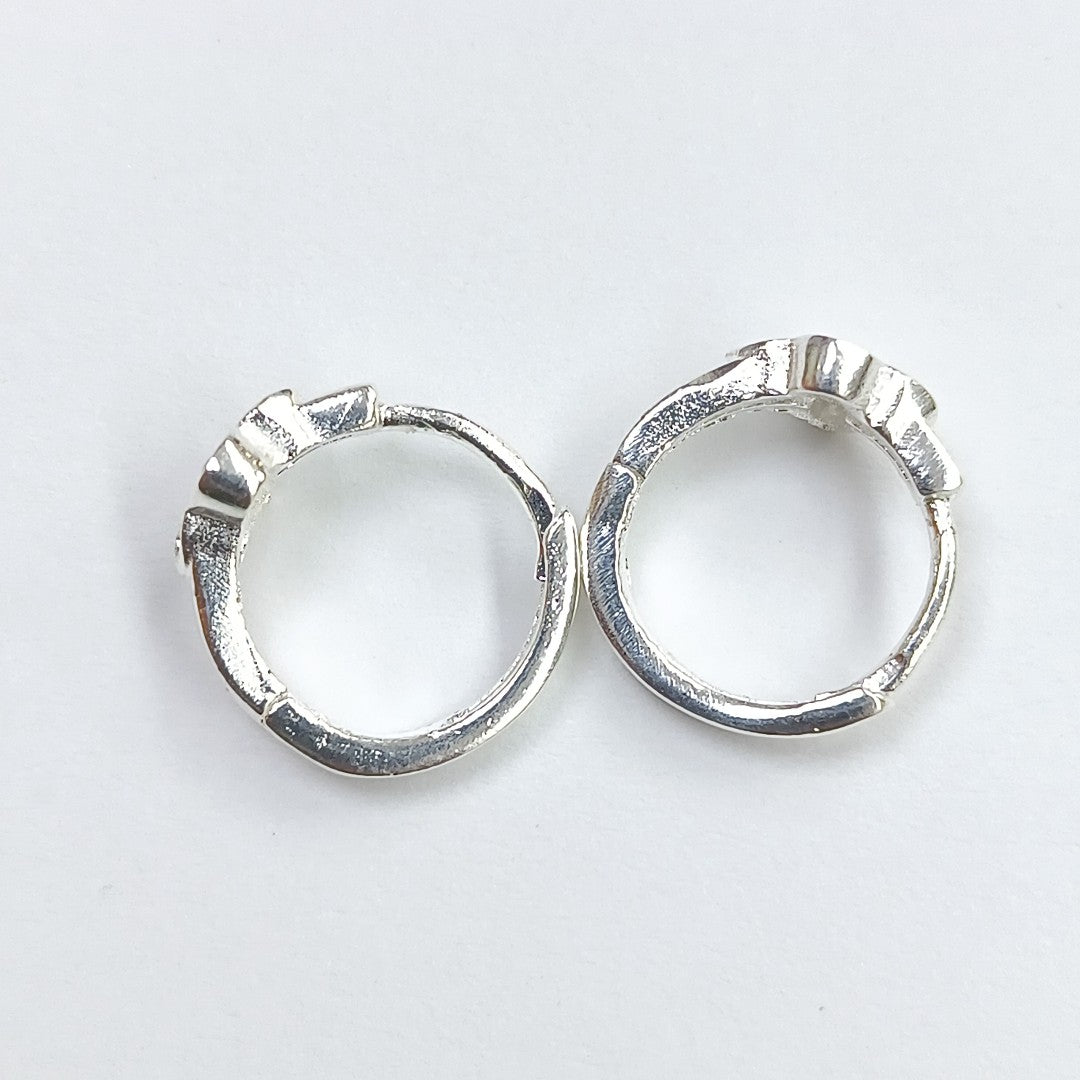 ARRACADAS C/CIRCONIAS PLATA .925 1.9 GR (NUEVO)