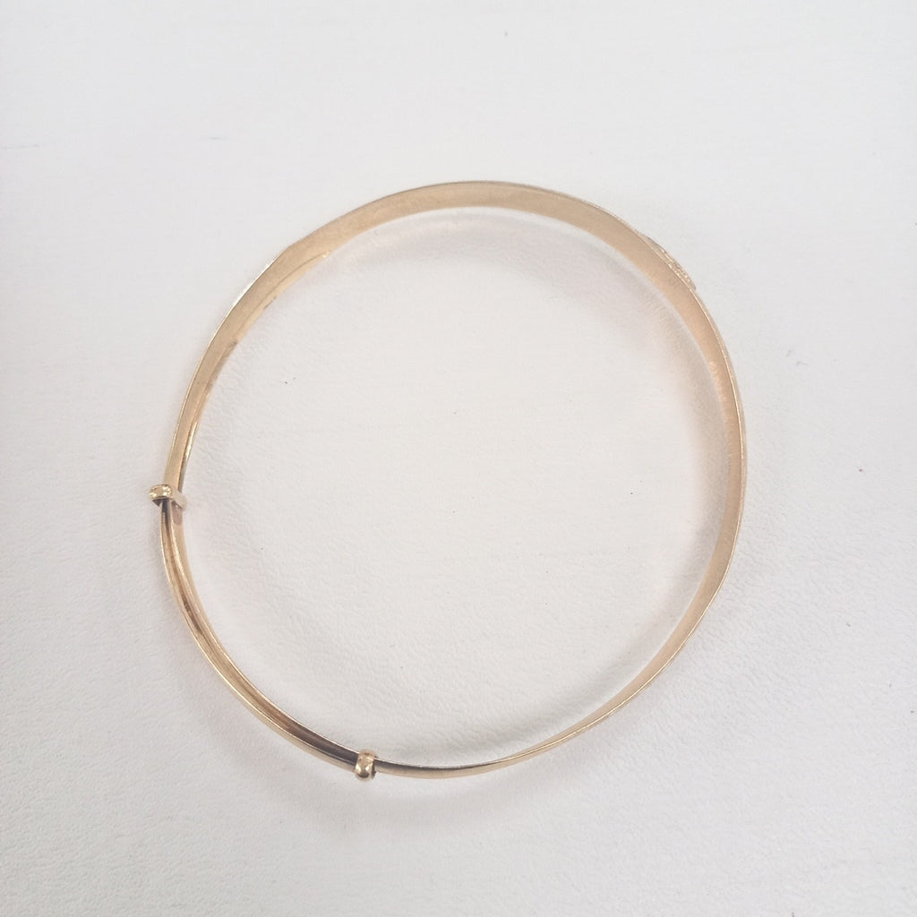 PULSERA RIGIDA ORO 10 K 4.9 GRMS (SEMINUEVO)