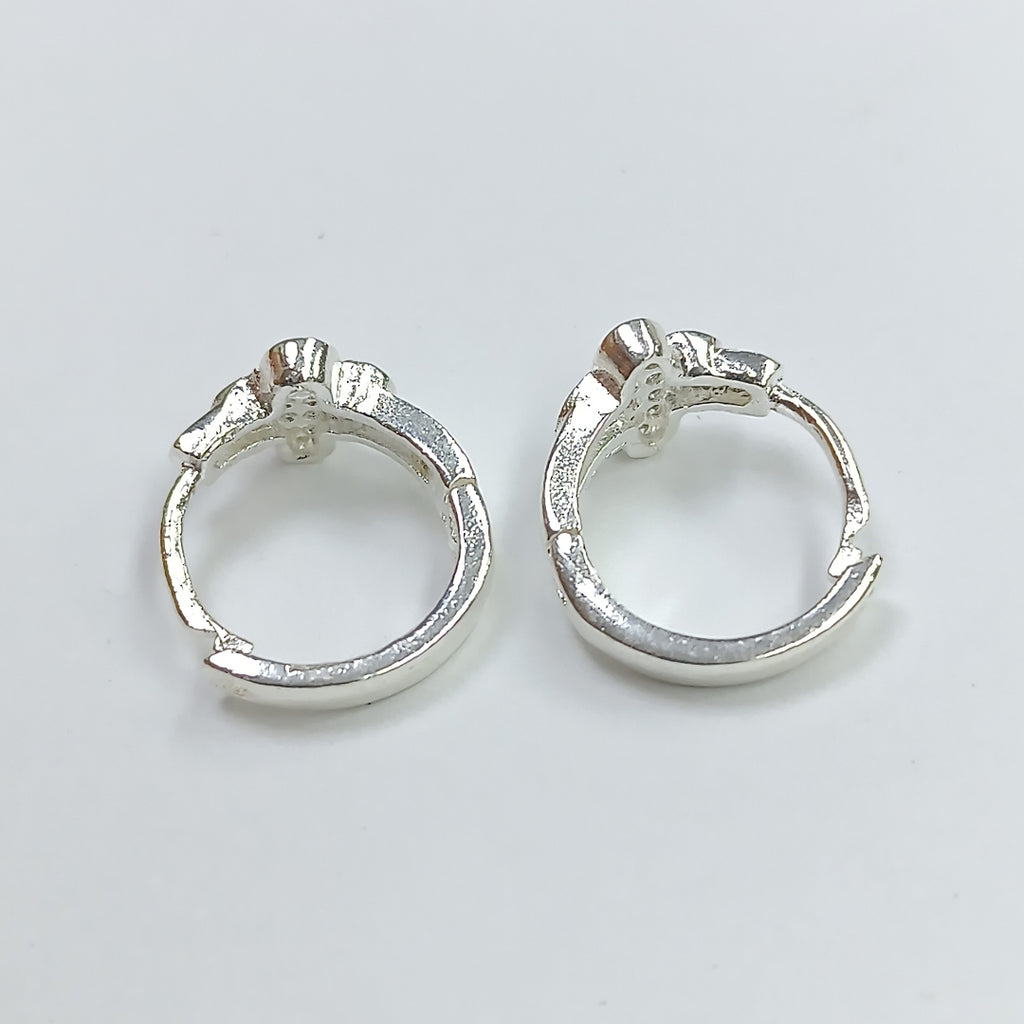 ARRACADAS C/CIRCONIAS PLATA .925 1.9 GR (NUEVO)