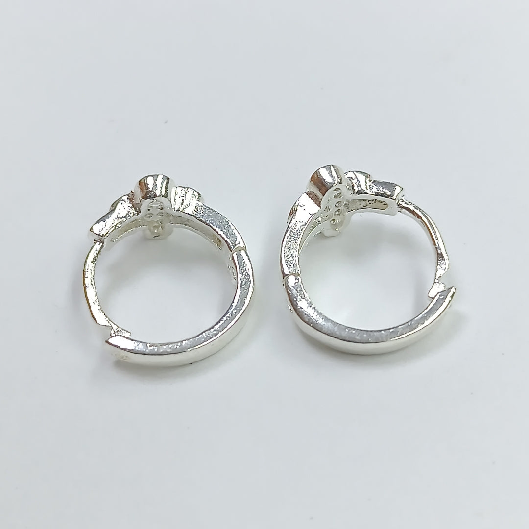 ARRACADAS C/CIRCONIAS PLATA .925 1.9 GR (NUEVO)
