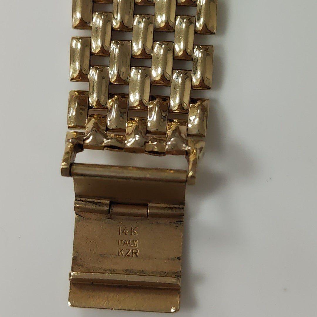 RELOJ CAJA Y PULSO ORO ORO 14 K 68.6 GRMS (SEMINUEVO)