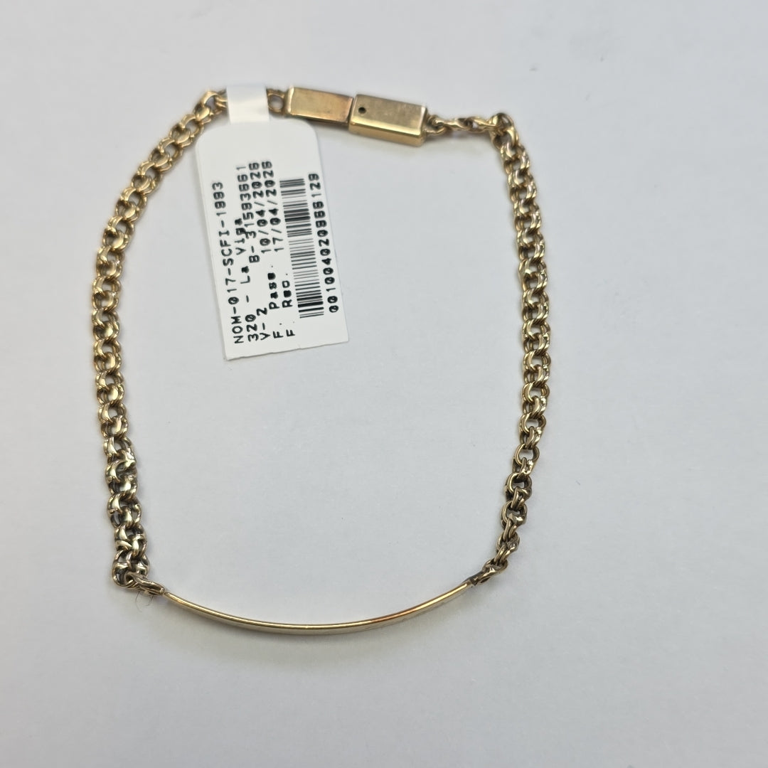PULSERA ORO 14 K 6.2 GRMS (SEMINUEVO)