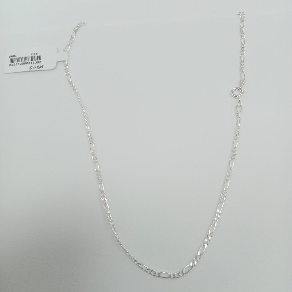CADENA TEJIDO 3X1 PLATA .925 50 CM 4.2 GR (NUEVO)