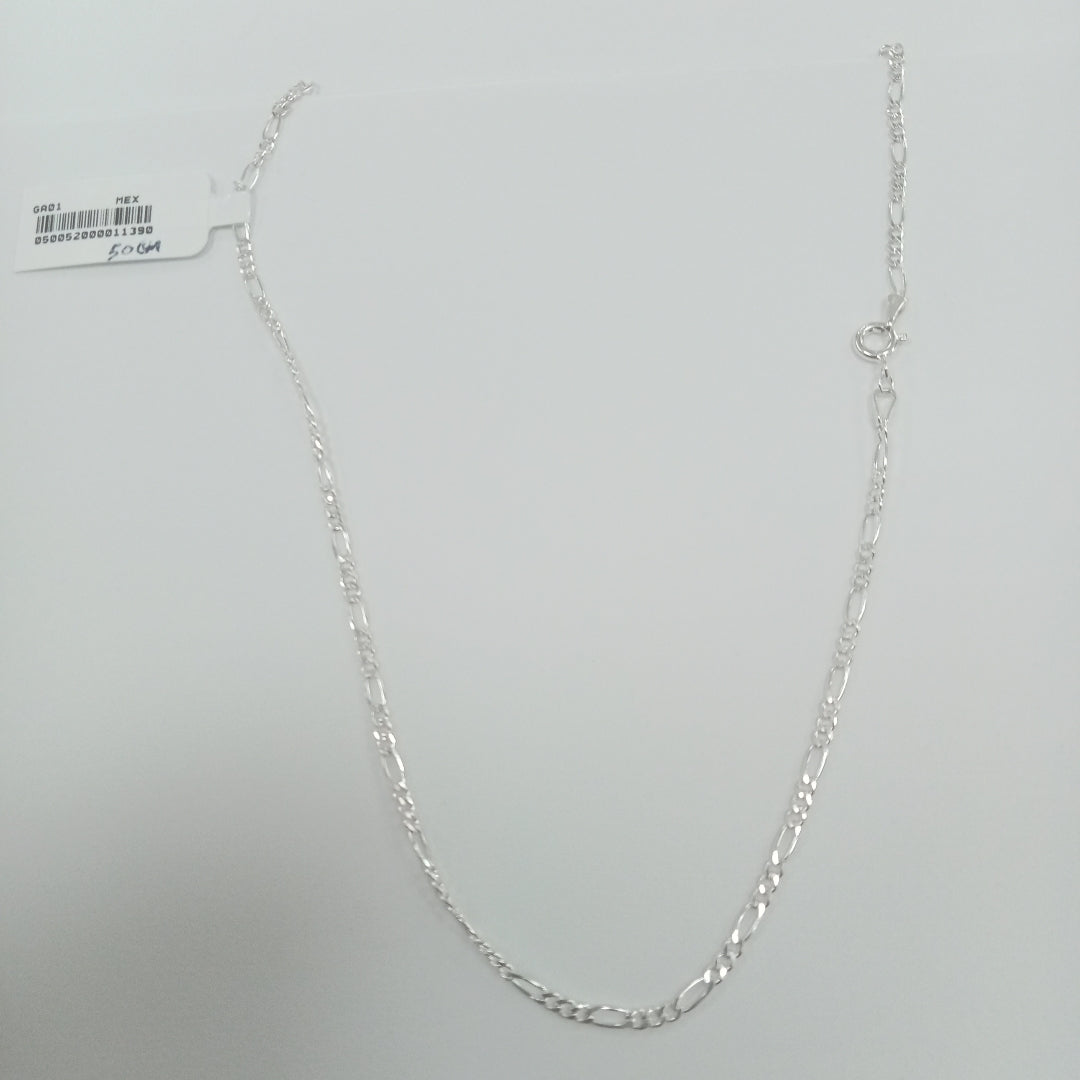 CADENA TEJIDO 3X1 PLATA .925 50 CM 4.2 GR (NUEVO)