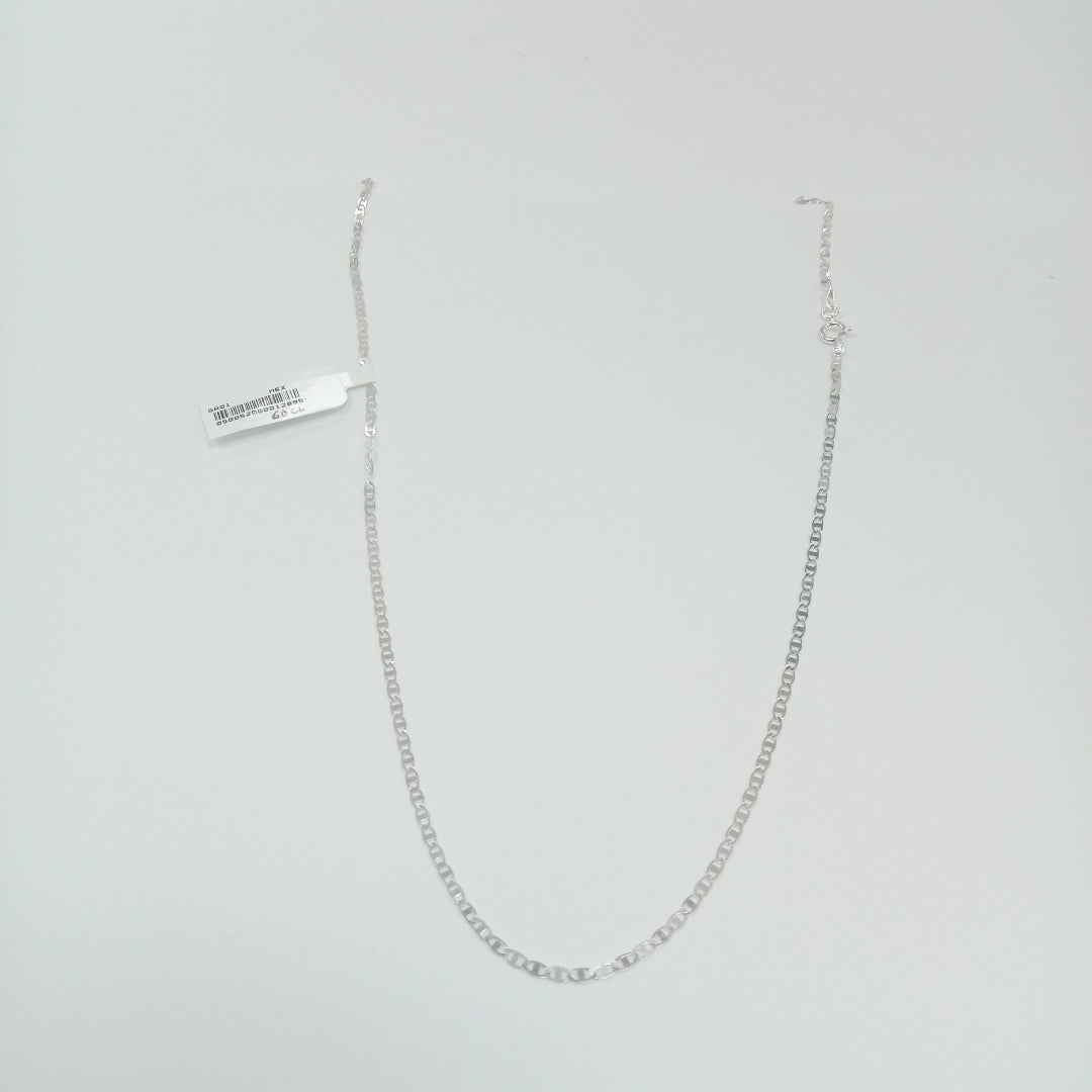 CADENA TEJIDO ESPEJO PLATA .925 60 CM 4.2 GR (NUEVO)